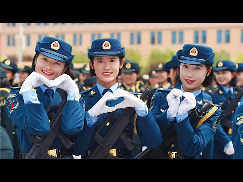 Chinese Women Soldiers Who Shake the World-2019 Military Parade Female Soldiers Training and Drills