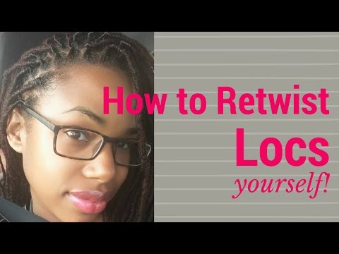 How to Rewist Locs Yourself Video