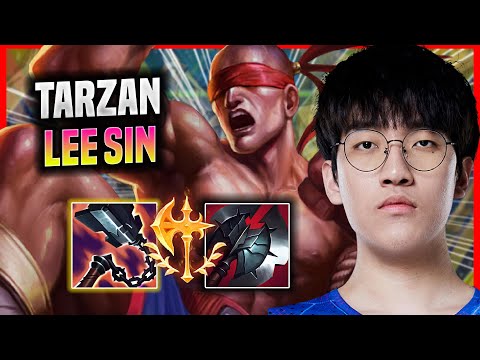 TARZAN IS INSANE WITH LEE SIN! - LNG Tarzan Plays Lee Sin Jungle vs Talon! | Season 2022