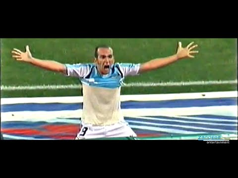 IL DERBY DI PAOLO DI CANIO | Gol Lazio-roma 3-1 | 6 gennaio 2005