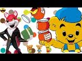 Bamses Honungsburkar är Borta Reinard Räv Har Gömt Dom I Bollhavet Bamse Sång Lek Och Lär