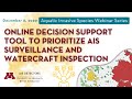 Webinar Online Decision Support Tool To Inform AIS Surveillance And Watercraft Inspection