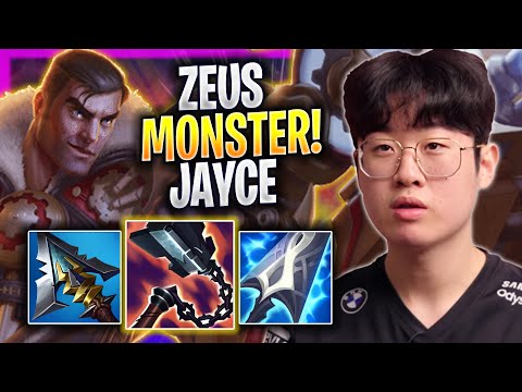 ZEUS IS A MONSTER WITH JAYCE! - T1 Zeus Plays Jayce TOP vs Kled! | Season 2023