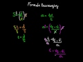 Science 10 physics: rearrange basic formulas