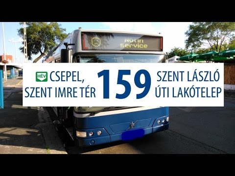 159-es Busz BKV.  (Traffic Camera) (FOGGY) Budapest. 2013.
