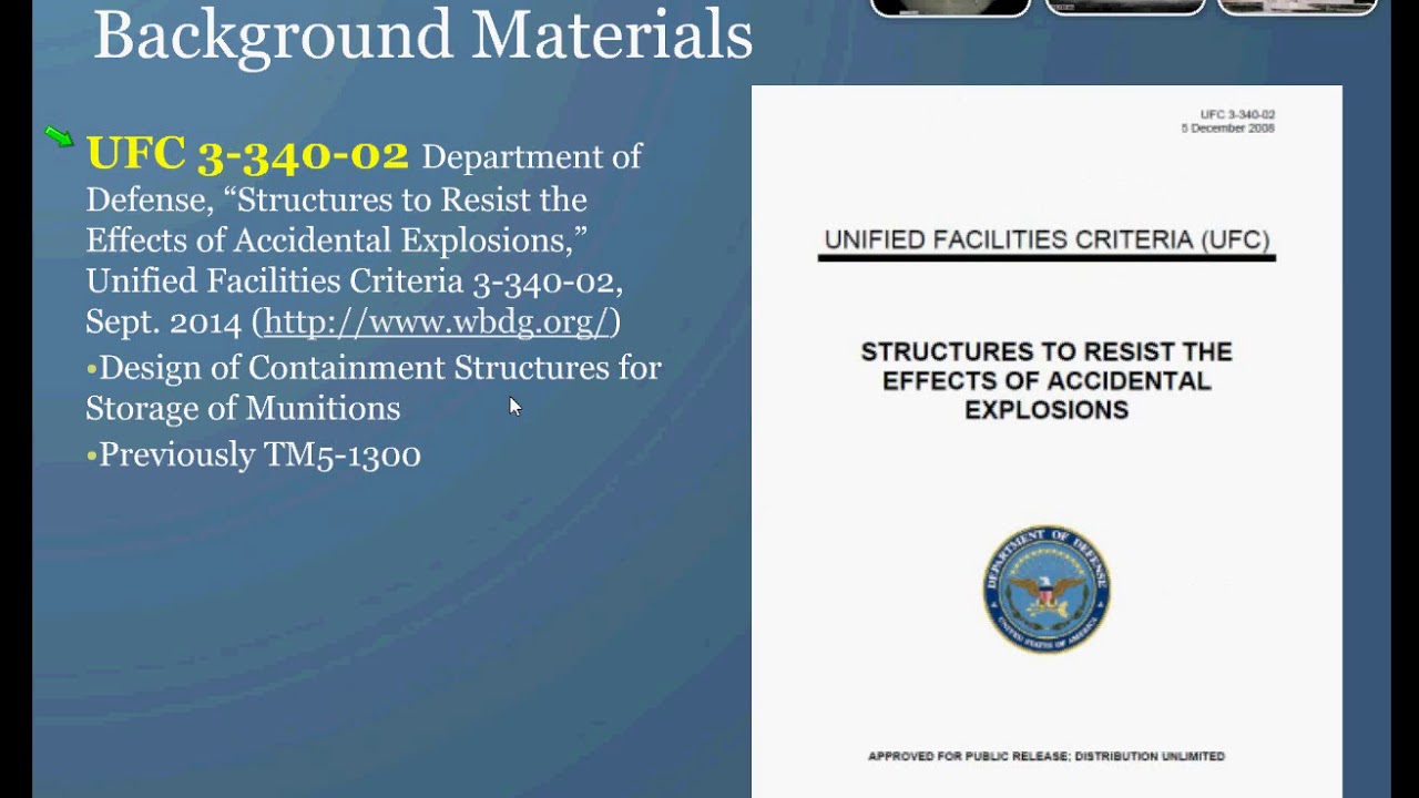 Blast Design Requirements for Building Systems