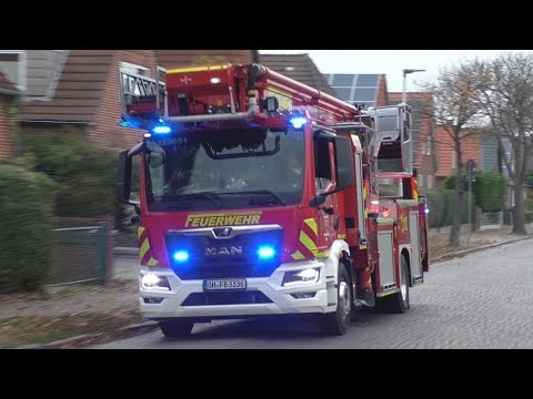 E57 Sirenenalarm - Brennt Schiff | Einsatzfahrten Freiwillige Feuerwehren der Insel Fehmarn