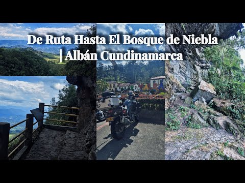 VISITAMOS EL BOSQUE DE NIEBLA EN ALBÁN 🏍️🌫️ | RUTA EN MOTO A HORA Y MEDIA DE BOGOTÁ