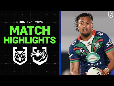 NRL Highlights | 2025 NRL Match Highlights | Warriors v Eels | Round 26