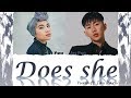 YUNA Ft JAY PARK 박재범 DOES SHE Color Coded Lyrics Eng 가사 Vostfr Cc