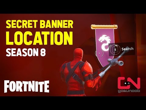 Fortnite - Secret Banner (Hidden Battle Star) Location - Season 8 - Week 2