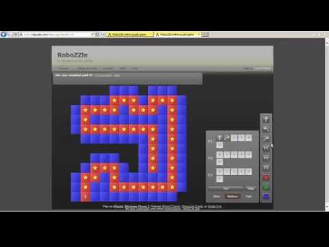 Puzzle 16 : The star-studded path II | Robozzle
