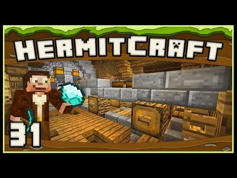 HermitCraft 4:  Magic Minecart Diamond Delivery System