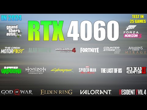 RTX 4060 Laptop : Test in 25 Games in 2024 - Really a Gaming Beast!