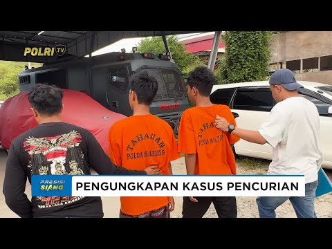 POLDA SULTENG AMANKAN 4 RESIDIVIS PENCURIAN DI 36 LOKASI BERBEDA