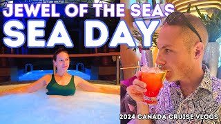 Canada Cruise Vlog - Sea Day #2 - Royal Caribbean Jewel of the Seas  - Day 5 - Caribbean Night
