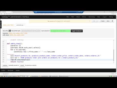 Web Development Using Web2py And Python Part 29