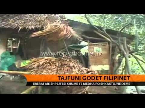 Tajfuni godet Filipinet - Top Channel Albania - News - Lajme