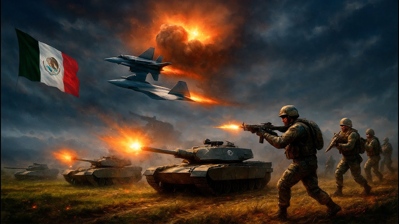 ¿Qué PASARÍA SI ESTADOS UNIDOS ATACA a MÉXICO?