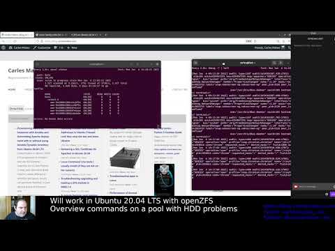 Twitch 2022-06-06 ZFS, zpool, Resilver, Checksum and Rack Server, Storage, Data Center, Network