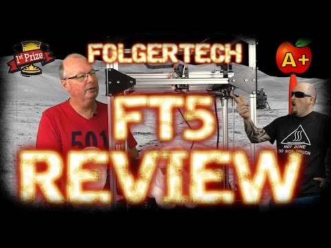 Official Folger Tech FT5 Large Scale 3d Printer Kit Review! With Discount Code!