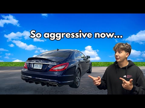 First Mods on the CLS 63! Carbon Diffuser + Spoiler Install (EXTREMELY AGGRESSIVE)