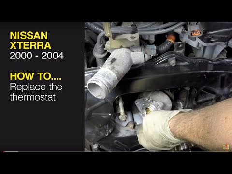 Nissan Xterra (00-04), Pathfinder (96-04) or Frontier pick-up (98-04) - Replace the thermostat