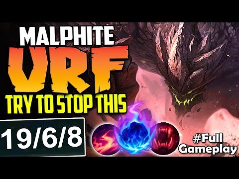 FULL MAGIC PEN MALPHITE URF | TRY TO STOP THIS | Malphite vs Zed MID | Season 8 ARURF Full Gameplay