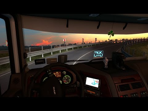 Daf XF 105 POV Driving Naturalux  Timişoara - Hunedoara ETS2 1.38