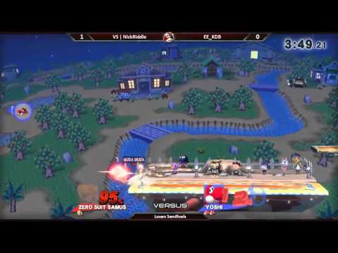 VS Paragon LA Smash 4 Sponsorship - Losers Semis - NickRiddle (ZSS) vs KDB (Yoshi)
