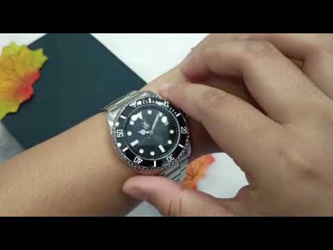 Aries Gold Infinum The Great White G-9040-SBK-BK, Case Silver-Black