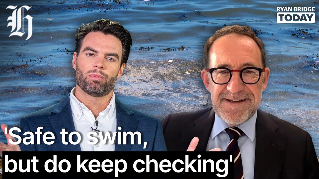 'Safe to swim, but do keep checking': Wellington Mayor on south coast water | Ryan Bridge TODAY