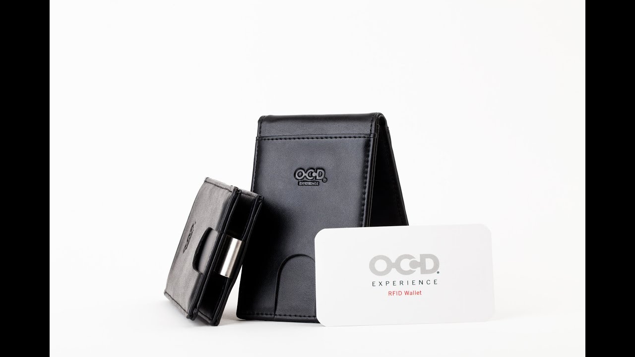 O.C.D. RFID Wallet // Black // Red Slim video thumbnail