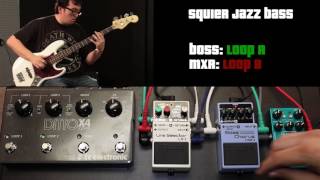Video thumbnail for Boss CEB-3 vs. MXR Bass Chorus Deluxe by The Bass Channel