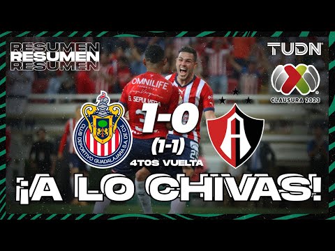 Resumen y goles | Chivas 1 (1)-(1) 0 Atlas | CL2023 - 4tos | TUDN