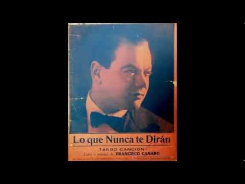 FRANCISCO CANARO  - MARIO ALONSO  - LO QUE NUNCA TE DIRAN  - TANGO