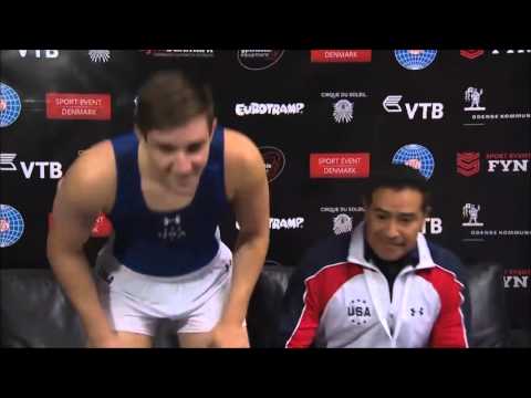 Brandon Krzynefski USA 2015 Team World Tumbling Final