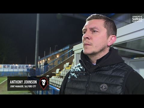 Stalybridge Celtic 2-1 Salford City - Anthony Johnson post-match interview