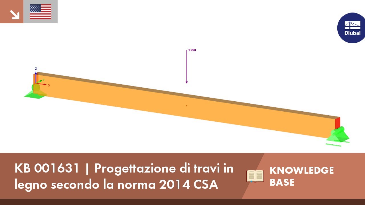 KB 001631 | Progettazione di travi in legno secondo la norma 2014 CSA