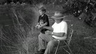 Paul hooks big catfish.