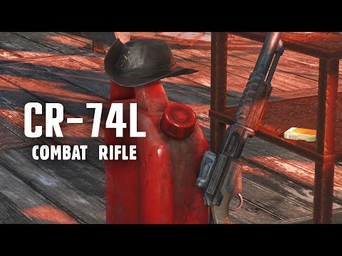 The CR-74L Combat Rifle - A Fully Automatic Rifle from the Creation Club for Fallout 4