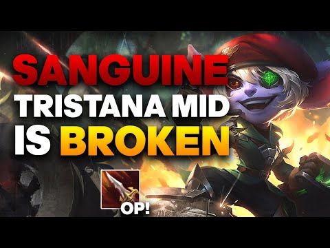 Grandmaster Tristana Mid Gameplay - Sanguine Blade Makes Tristana Mid Broken | League of Legends