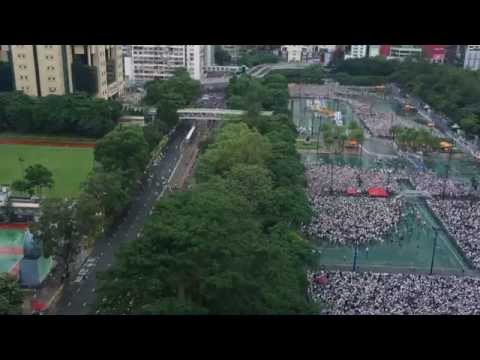 2014年7月1日 香港 遊行 快鏡