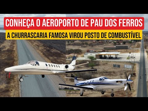 AEROPORTO DE PAU DOS FERROS/RN, A CHURRASCARIA FAMOSA VIROU POSTO DE COMBUSTÍVEL. 