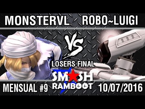 [SmashxRamboot #9] MVL (Sheik) Vs. Robo~Luigi (R.O.B.) Losers final