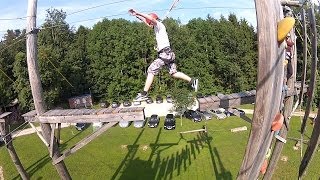 preview picture of video 'High Ropes Course Attersee 20.07.13'