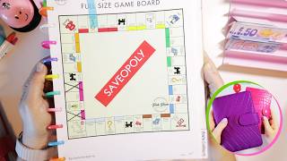 Saveopoly and Savings Brook on a Sunday || Girls Trip || Daily Savings Games #cashstuffing