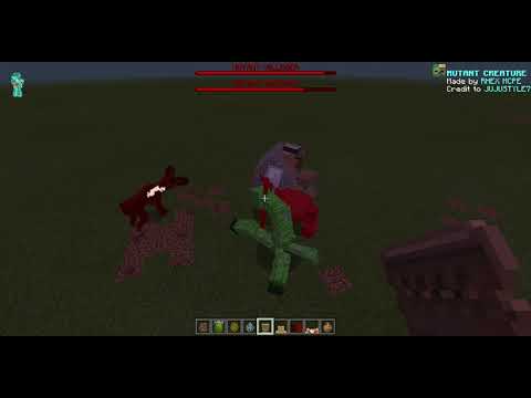 mob battle minis: mutant villager vs ogre vsscp 939 vs scp 001- prototype