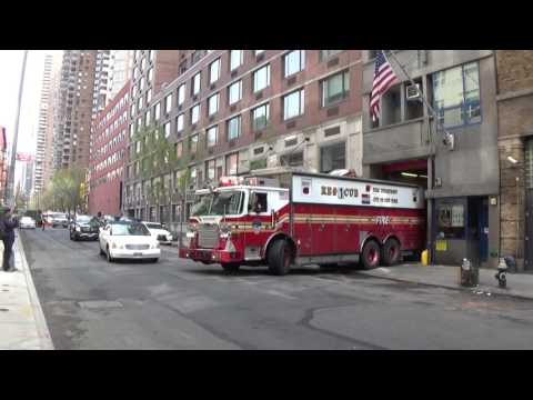 FDNY - RESCUE 1 (MASSIVE AIR HORN!!!!)