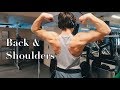 Full Back And Shoulder Workout W/ Commentary (High-Volume Training)